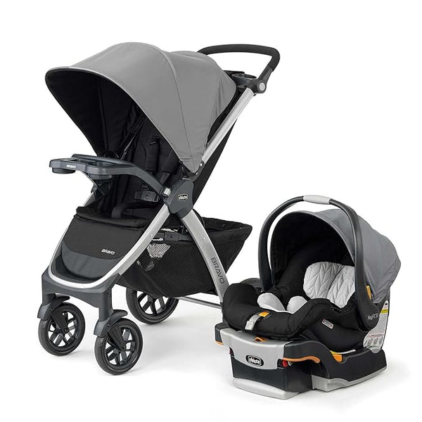 Chicco Bravo Trio Travel System for 0–5 Years – Camden Black